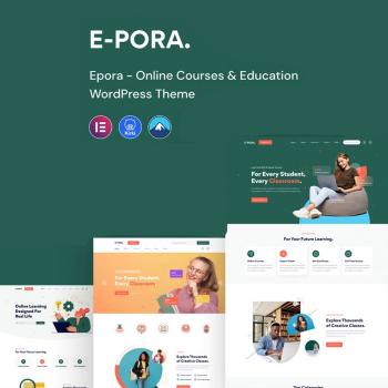 Epora - Online Courses Education WordPress Theme